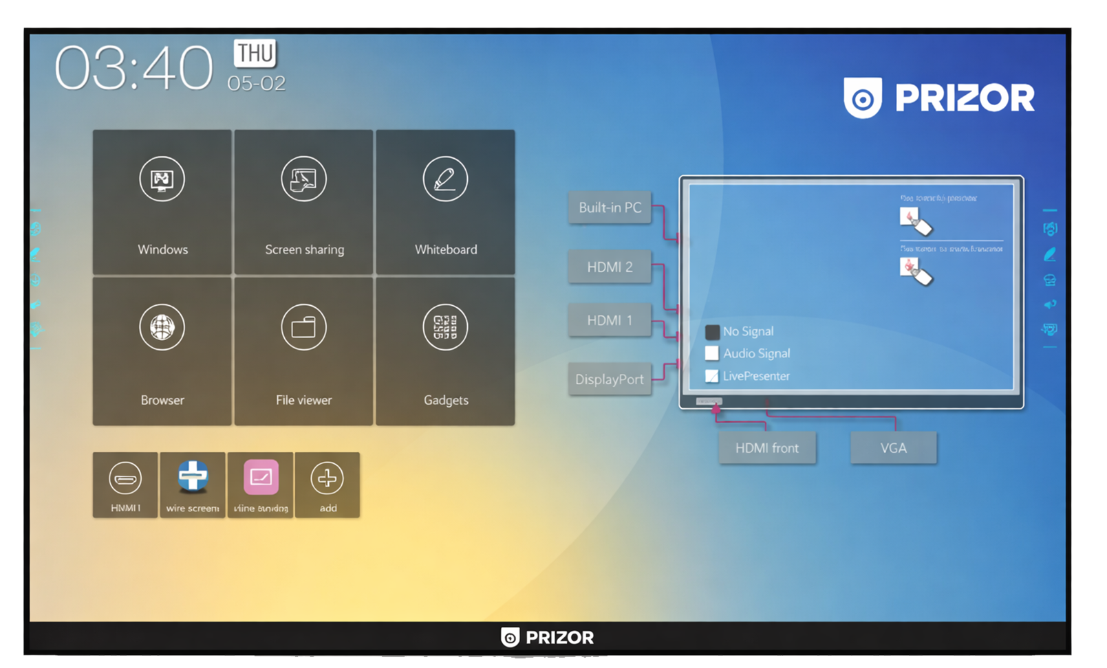 86″ SMART TOUCH PANEL WITH VIDEO CONFERENECING